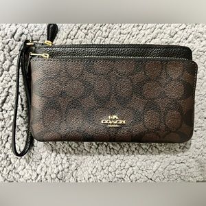 Coach Double Zip Wallet